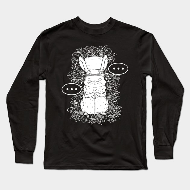 Top Hat Bunny Long Sleeve T-Shirt by zarya_kiqo